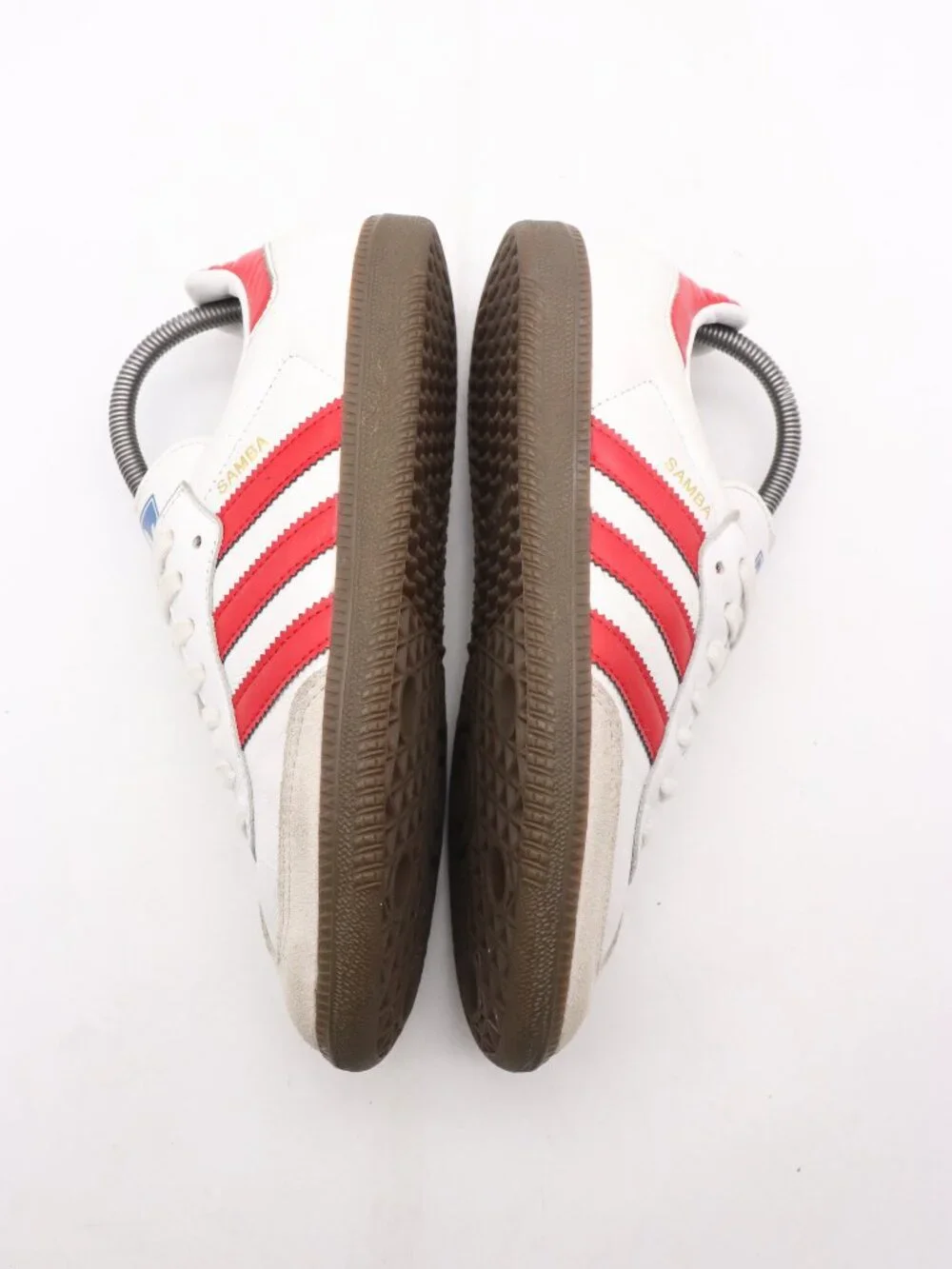 adidas Originals Samba OG Men's Size 7.5 Shoes White Better Scarlet Red Sneaker